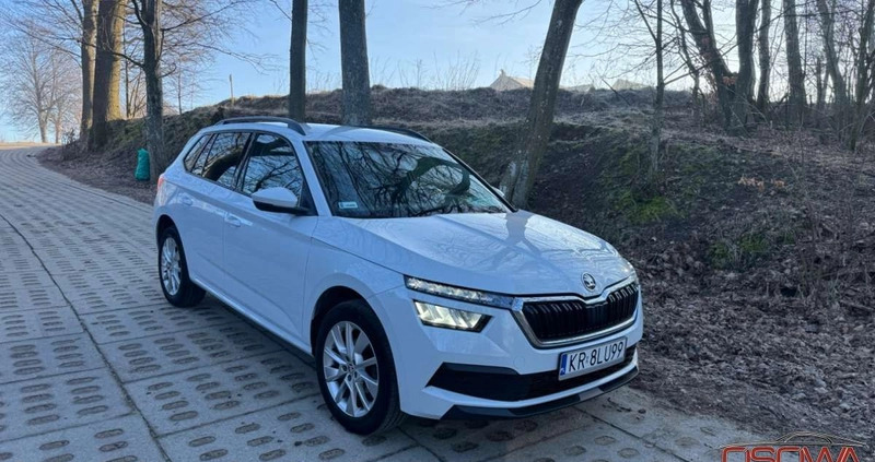 Skoda Kamiq cena 79999 przebieg: 54000, rok produkcji 2020 z Okonek małe 781